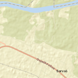 Sarvaš Street Map