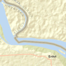 Erdut Street Map