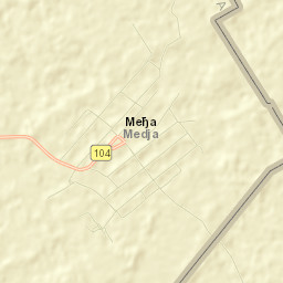 Međa Street Map