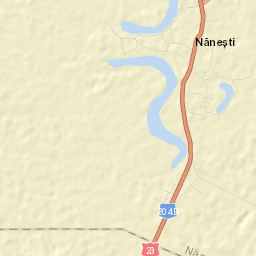 Năneşti Street Map