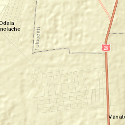 Comuna Vânători Street Map