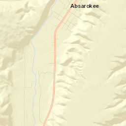 Absarokee Street Map