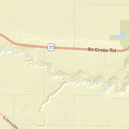 Chisago County Street Map