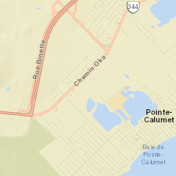 Pointe-Calumet Street Map