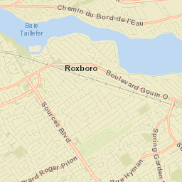 Dollard-Des Ormeaux Street Map