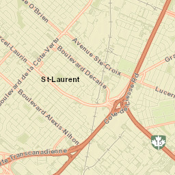 Saint-Laurent Street Map
