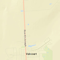 Valcourt Street Map
