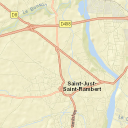 Saint-Just-Saint-Rambert Street Map