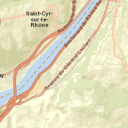 Saint-Cyr-sur-le-Rhône Street Map