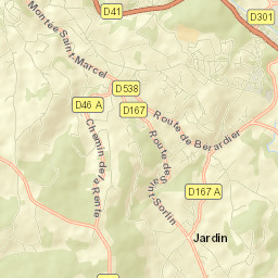 Jardin Street Map