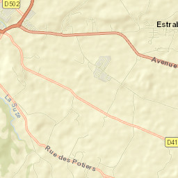 Estrablin Street Map