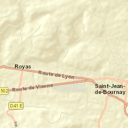 Saint-Jean-de-Bournay Street Map