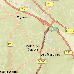 Les Marches Street Map