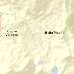 Belle-Plagne Street Map