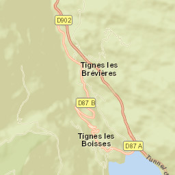 Tignes Street Map