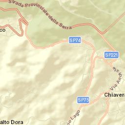 Chiaverano Street Map