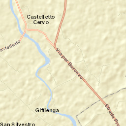 Castelletto Cervo Street Map