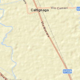 Caltignaga Street Map