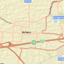 Arluno Street Map