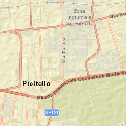 Pioltello Street Map