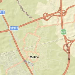 Melzo Street Map