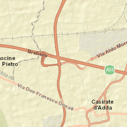 Casirate d'Adda Street Map