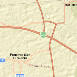 Fornovo San Giovanni Street Map