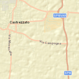 Castrezzato Street Map