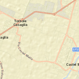Castel Mella Street Map