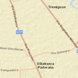Tremignon Street Map