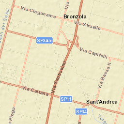 Campodarsego Street Map