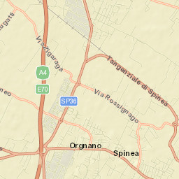 Spinea-Orgnano Street Map