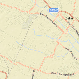 Zelarino Street Map
