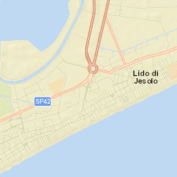 Lido di Jesolo Street Map