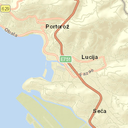 Portorož Street Map