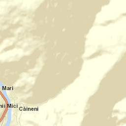 Comuna Câineni Street Map