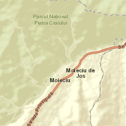 Moieciu de Jos Street Map