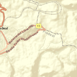 Oraş Predeal Street Map