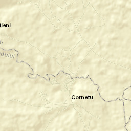 Comuna Tâmboeşti Street Map