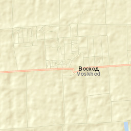 Voskhod Street Map