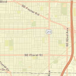 Lents Street Map