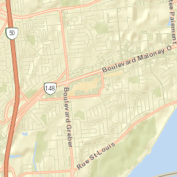 Gatineau Street Map