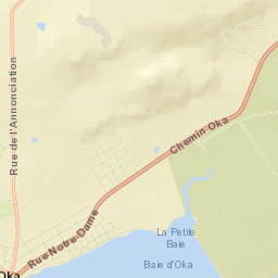 Oka Street Map