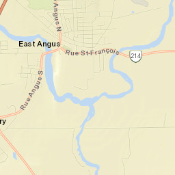 East Angus Street Map