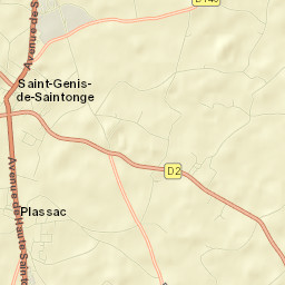 Saint-Genis-de-Saintonge Street Map