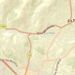 Département de la Loire Street Map