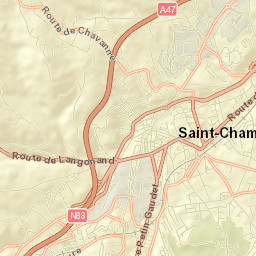Saint-Chamond Street Map