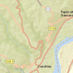 Condrieu Street Map