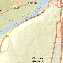 Ampuis Street Map