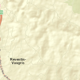 Reventin-Vaugris Street Map
